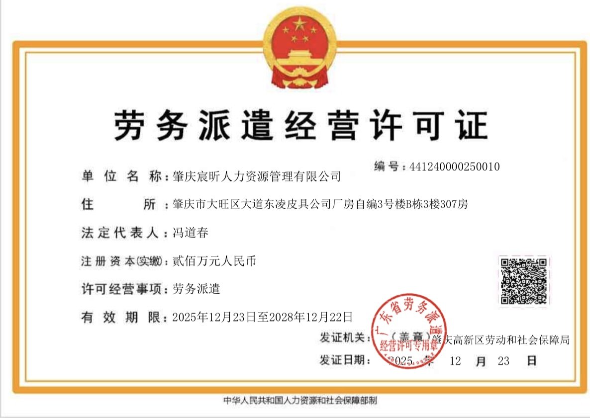 劳务派遣经营许可证
